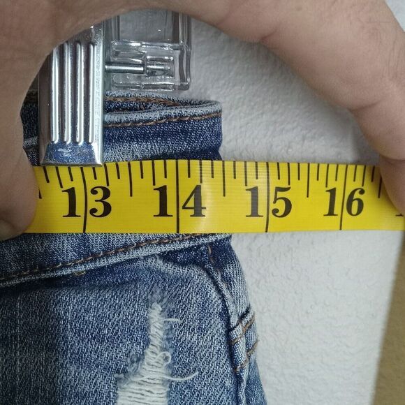 Judy Blue Maika Paisley Bandana Print Boyfriend Fit Jeans 26 Distressed - Picture 11 of 13